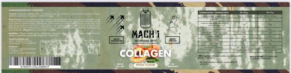 MACH1 - Collageen - Peach Flavor - Label